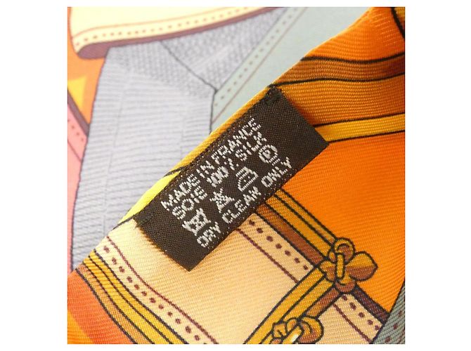 Hermès Sciarpa Maxi Twilly Hermes Arancione - vista 4