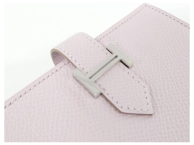 Hermès Cartera Hermes Bearn Mini Rosa - vista 5