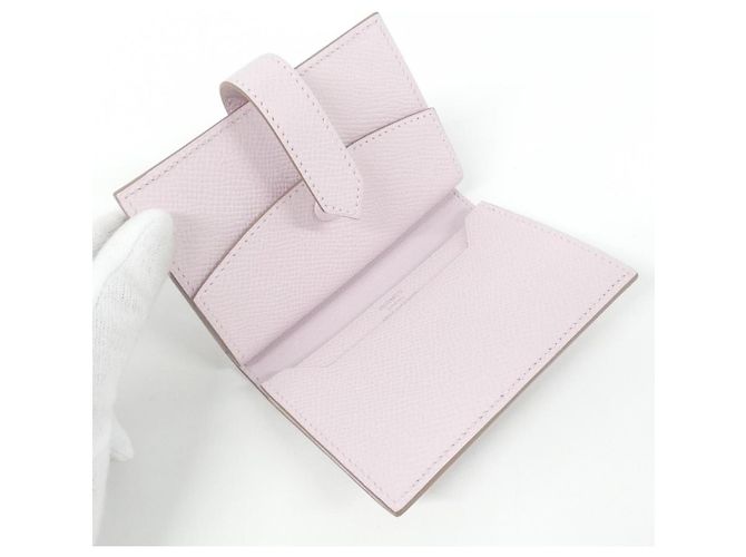 Hermès Cartera Hermes Bearn Mini Rosa - vista 6