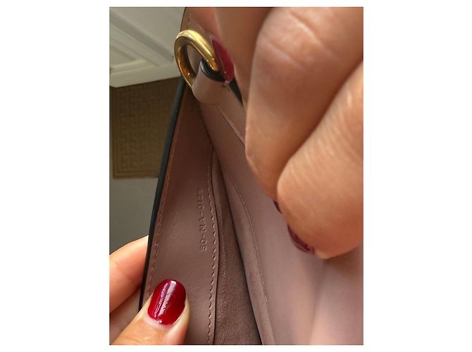 Borsa Dior Saddle Pouch Pelle Rosa Beige - vista 15