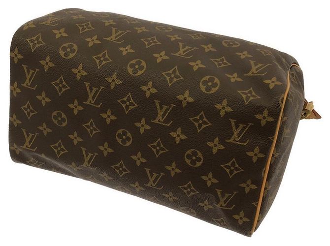 Borsa Boston Louis Vuitton Monogram Speedy Marrone - vista 2