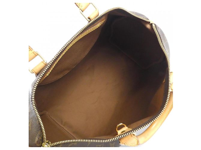 Borsa Boston Speedy Monogram Louis Vuitton Marrone - vista 8