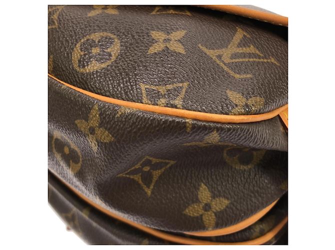 Borsa a tracolla Louis Vuitton Monogram Saumur Marrone - vista 2