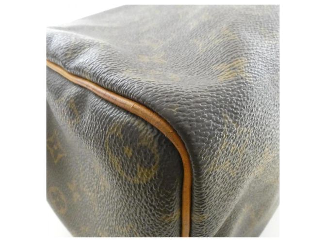 Borsa Boston Louis Vuitton Monogram Speedy Marrone - vista 2