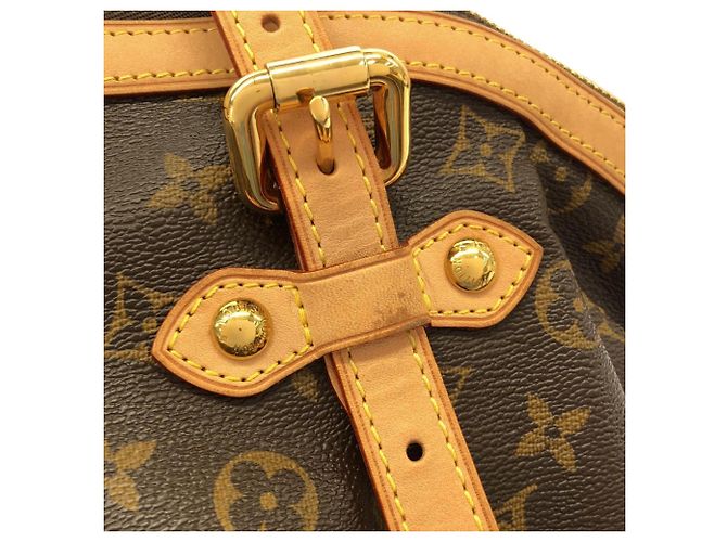 Borsa a tracolla Louis Vuitton Monogram Tivoli GM Marrone - vista 3