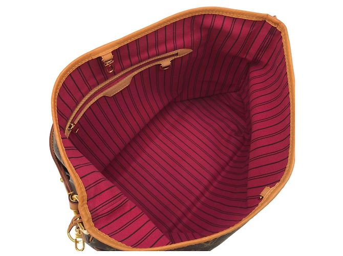 Borsa a tracolla Louis Vuitton Monogram Delightful PM Marrone Rosa - vista 7