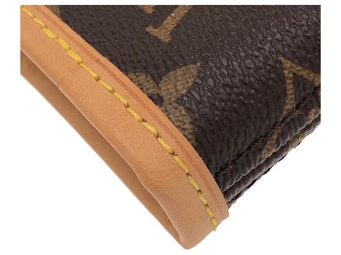 Bolso Louis Vuitton Monogram Neverfull MM Castaño Fucsia - vista 8