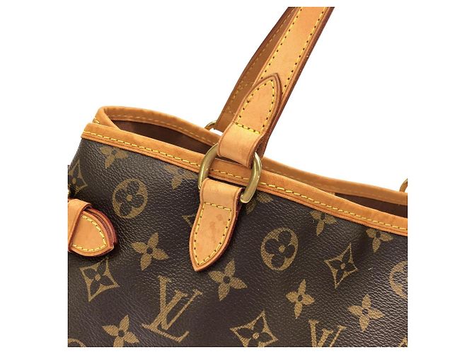 Louis Vuitton Monogram Batignolles Horizontal Handtasche Braun - Ansicht 3
