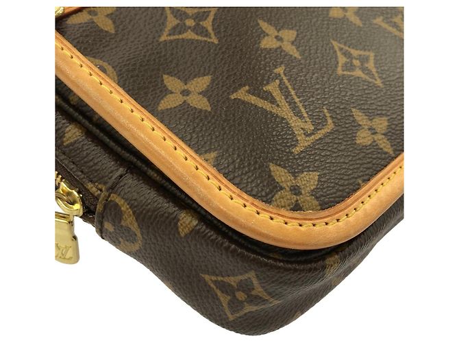 Bumbag Borsello a vita Louis Vuitton Monogram Bosphore M40108 Borsa a tracolla Marrone - vista 5