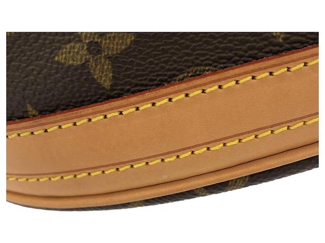 Borsa a tracolla Louis Vuitton Monogram Petite Bucket M42238 Marrone - vista 4