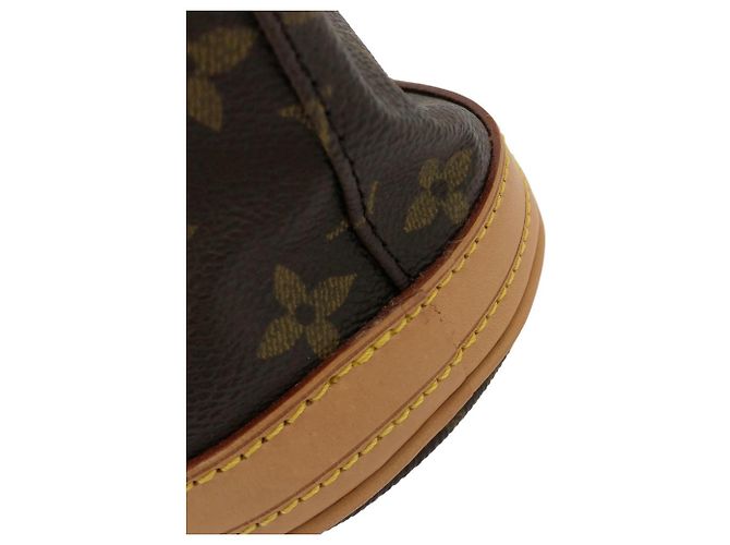 Borsa a tracolla Louis Vuitton Monogram Petite Bucket M42238 Marrone - vista 5