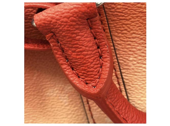 Borsa Boston Louis Vuitton Monogram Pigment Keepall Bandoulière 25cm Argento Arancione - vista 5