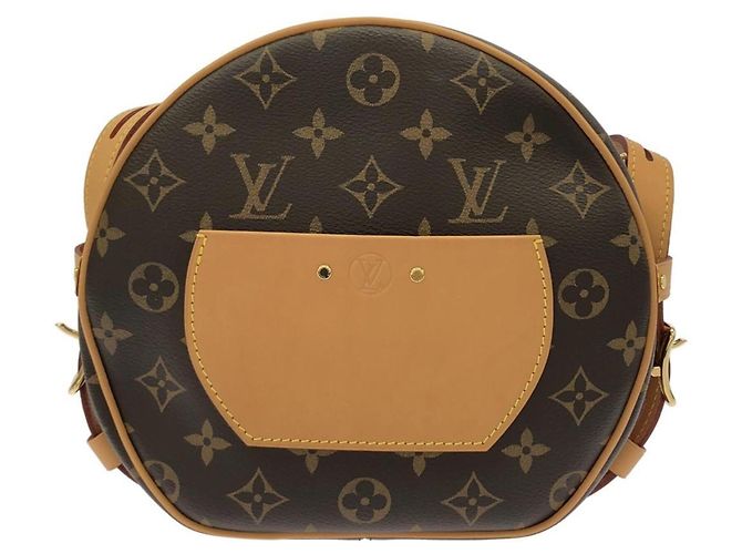 Borsa a tracolla Louis Vuitton Monogram Boite Chapeau Souple MM Marrone - vista 2