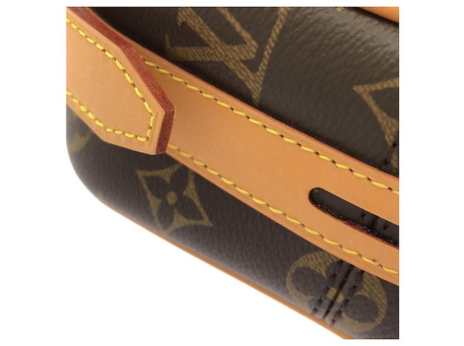 Borsa a tracolla Louis Vuitton Monogram Boite Chapeau Souple MM Marrone - vista 4