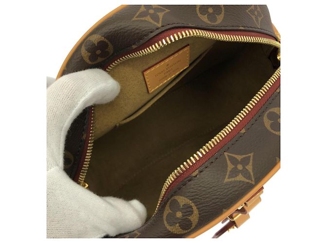 Borsa a tracolla Louis Vuitton Monogram Boite Chapeau Souple MM Marrone - vista 8