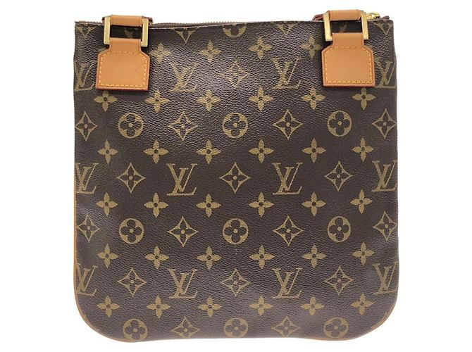 Louis Vuitton Monogram Pochette Bosphore M40044 Borsa a tracolla Marrone - vista 2