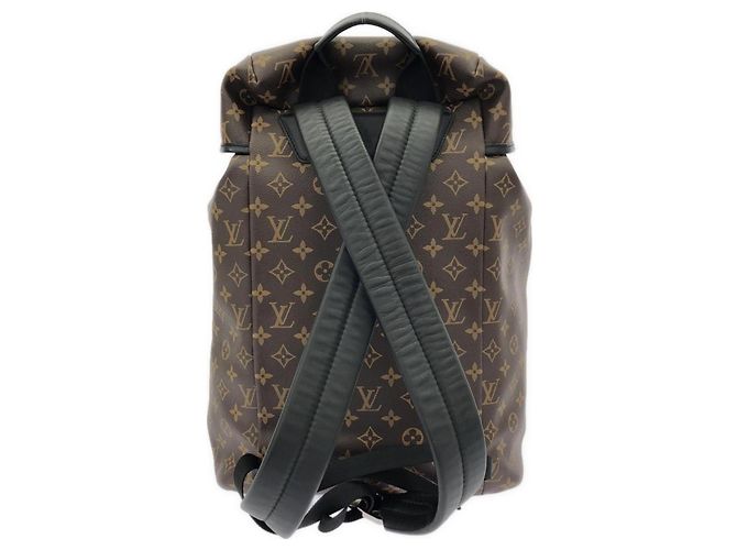 Zaino Louis Vuitton Monogram Macassar M43422 Marrone - vista 2
