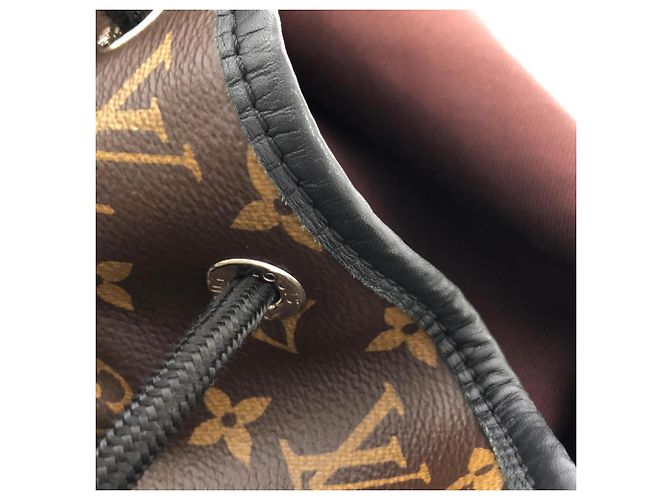 Zaino Louis Vuitton Monogram Macassar M43422 Marrone - vista 7