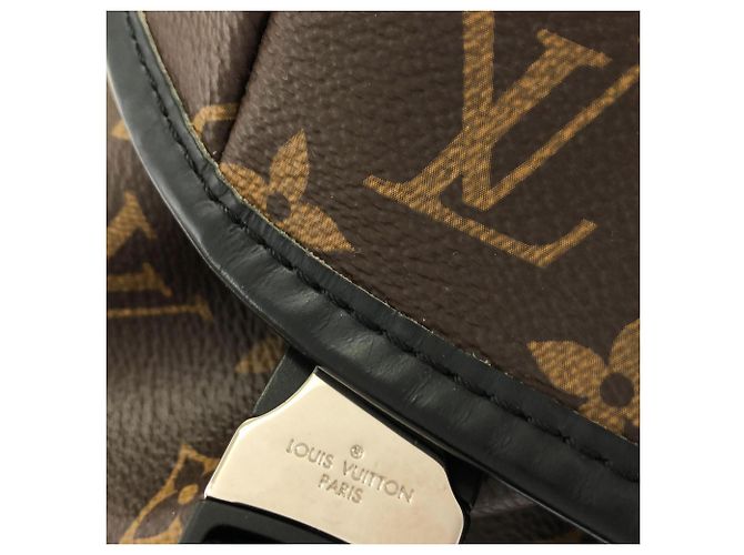 Zaino Louis Vuitton Monogram Macassar M43422 Marrone - vista 8