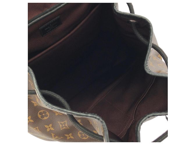 Zaino Louis Vuitton Monogram Macassar M43422 Marrone - vista 9
