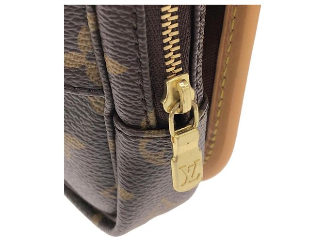 Bumbag Sac banane Louis Vuitton Monogram Bosphore Marron - vue 4