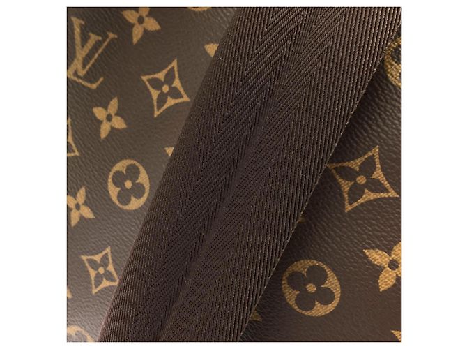 Zaino Louis Vuitton Monogram Montsouris Cargo Marrone - vista 8