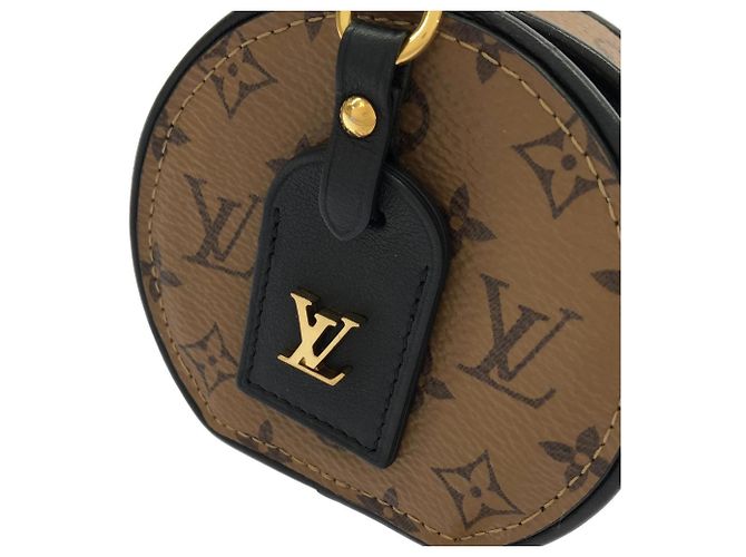 Borsa a tracolla collana Louis Vuitton Monogram Reverse Boite Chapeau Marrone - vista 3