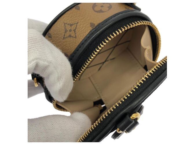 Borsa a tracolla collana Louis Vuitton Monogram Reverse Boite Chapeau Marrone - vista 5