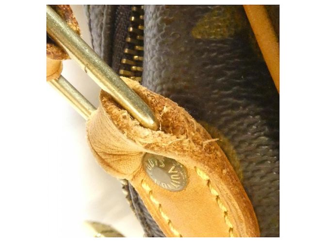 Louis Vuitton Monogram Reporter Schultertasche Braun - Ansicht 7