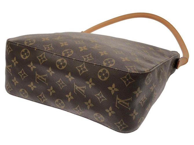 Borsa a tracolla Louis Vuitton Monogram Looping GM Marrone - vista 2