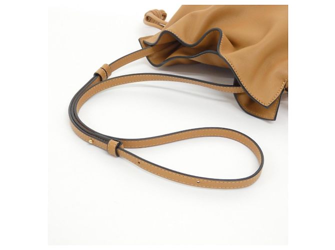 Borsa a mano Loewe Flamenco Clutch Mini Beige - vista 8