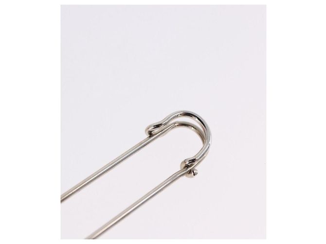 Hermès HERMES Serie Pin Brooch Metal Silver Auth BA15449V Argento - vista 6