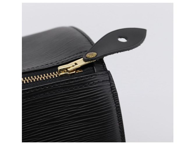 LOUIS VUITTON Epi Speedy 35 Hand Bag Noir black M42992 LV Auth 200343V Nero - vista 19
