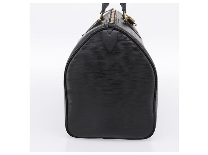 LOUIS VUITTON Epi Speedy 35 Hand Bag Noir black M42992 LV Auth 200343V Nero - vista 3