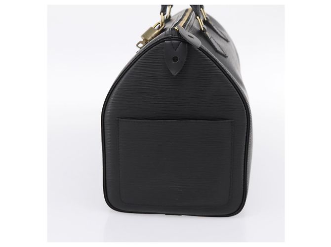 LOUIS VUITTON Epi Speedy 35 Hand Bag Noir black M42992 LV Auth 200343V Nero - vista 4