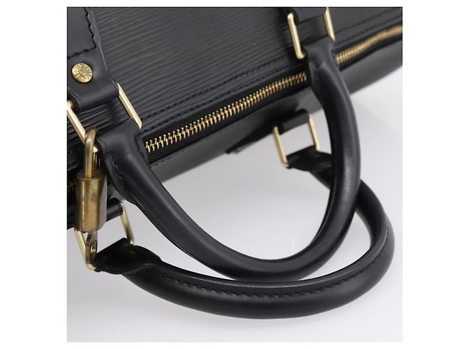 LOUIS VUITTON Epi Speedy 35 Hand Bag Noir black M42992 LV Auth 200343V Nero - vista 7