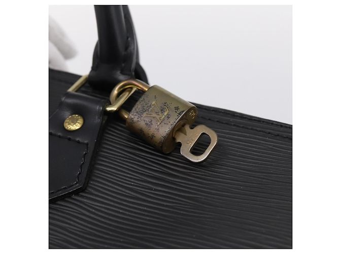 LOUIS VUITTON Epi Speedy 35 Hand Bag Noir black M42992 LV Auth 200343V Nero - vista 8