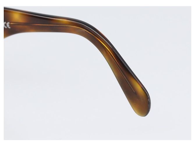 Occhiali da sole CHANEL Plastica Marrone Oro CC Auth bs36894 D'oro - vista 10