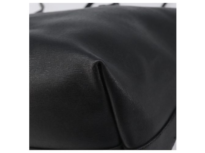 FENDI Tote Bag Leder Schwarz Silber Auth bs36971 - Ansicht 16