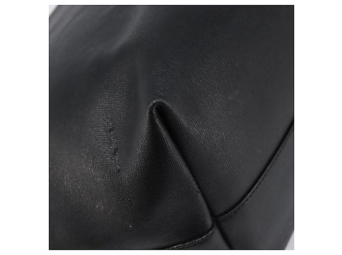 FENDI Tote Bag Leder Schwarz Silber Auth bs36971 - Ansicht 17