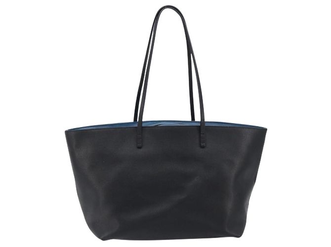 FENDI Tote Bag Leder Schwarz Silber Auth bs36971 - Ansicht 2