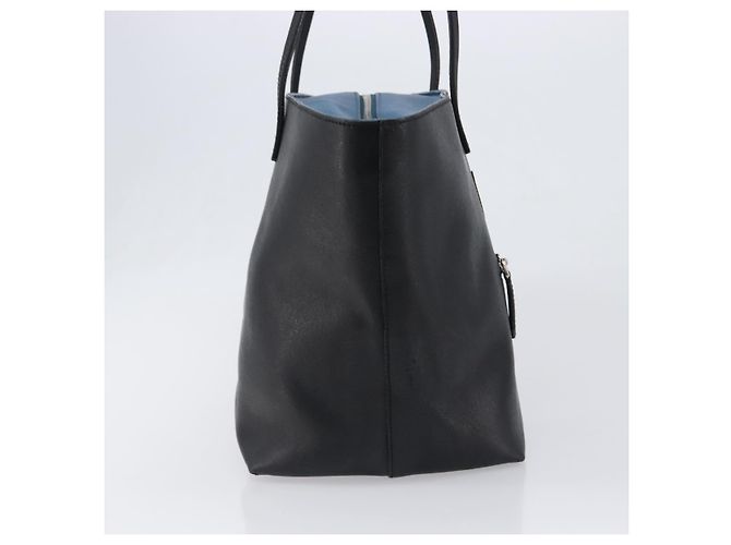 FENDI Tote Bag Leder Schwarz Silber Auth bs36971 - Ansicht 4