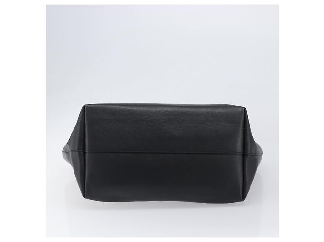 FENDI Tote Bag Leder Schwarz Silber Auth bs36971 - Ansicht 6