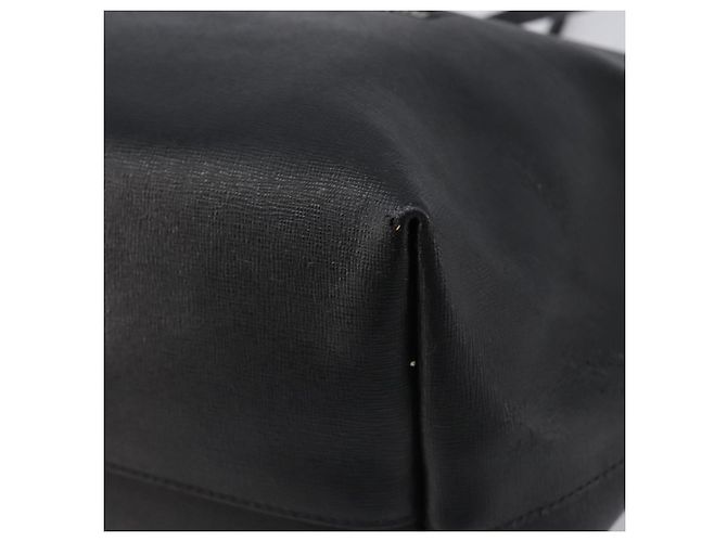 FENDI Tote Bag Leder Schwarz Silber Auth bs36971 - Ansicht 9