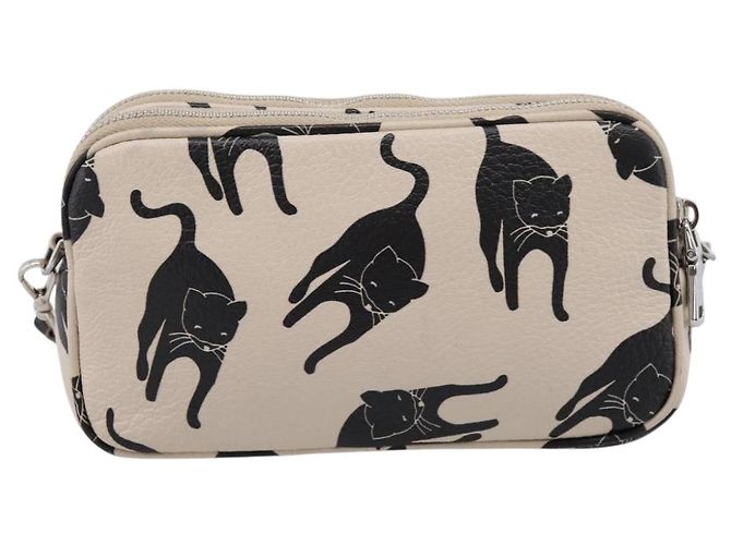 Borsa a tracolla Miu Miu in pelle beige argento Auth 200344M - vista 2