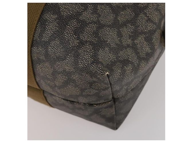 Borsa Boston SAINT LAURENT PVC Leather Gray Beige Auth ep15716 Marrone - vista 14