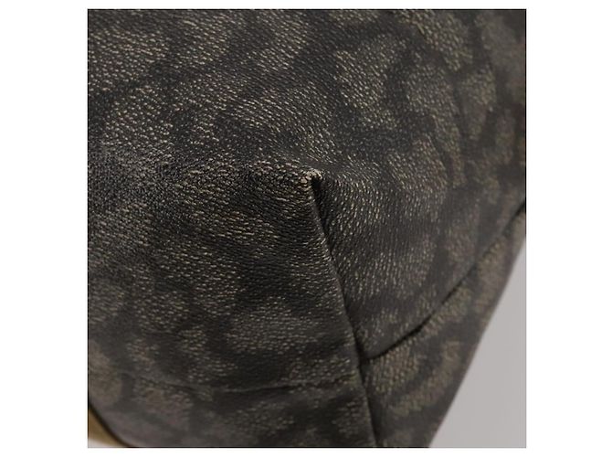 Borsa Boston SAINT LAURENT PVC Leather Gray Beige Auth ep15716 Marrone - vista 16
