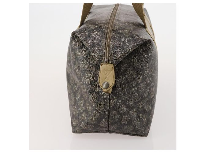 Borsa Boston SAINT LAURENT PVC Leather Gray Beige Auth ep15716 Marrone - vista 3