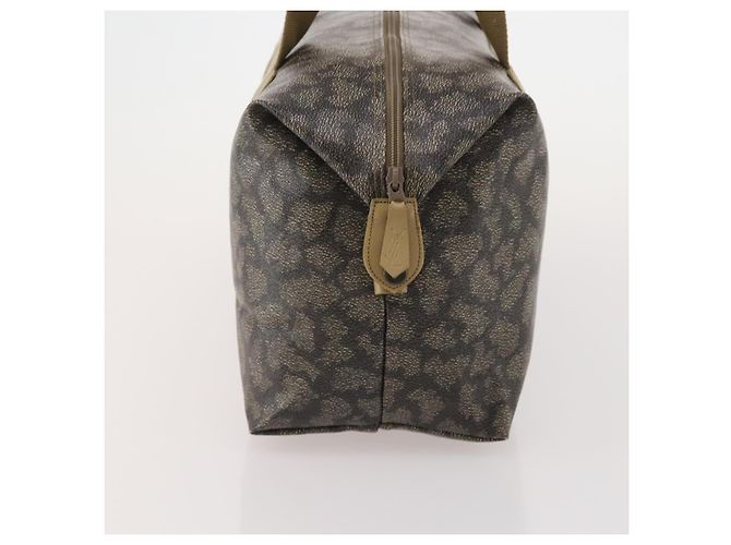 Borsa Boston SAINT LAURENT PVC Leather Gray Beige Auth ep15716 Marrone - vista 4