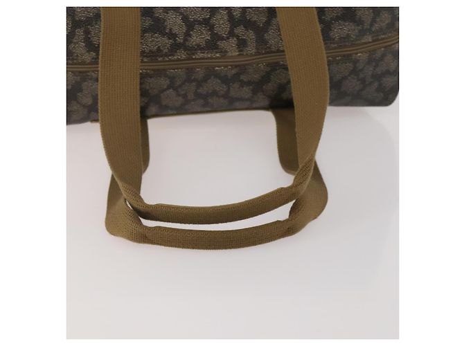 Borsa Boston SAINT LAURENT PVC Leather Gray Beige Auth ep15716 Marrone - vista 7
